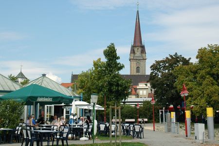 Bodensee-fietsroute in Radolfzell