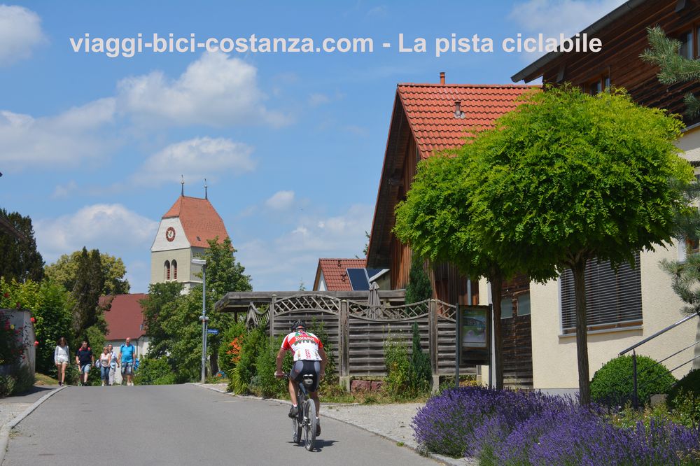 La pista ciclabile - Lago di Costanza - Bodman