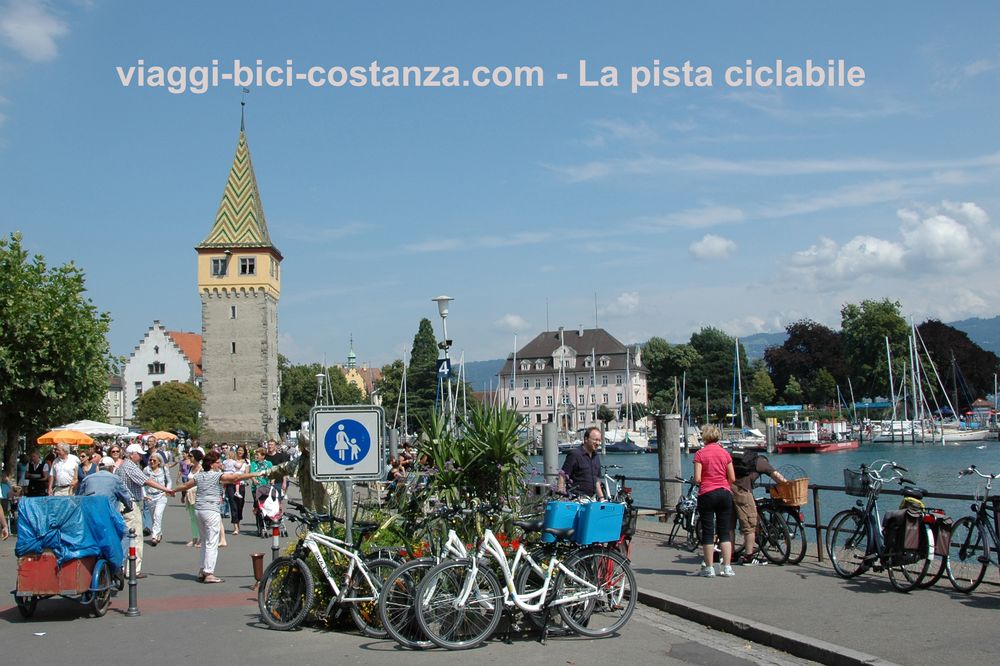La pista ciclabile - Lago di Costanza - Lindau