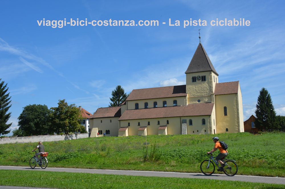 La pista ciclabile - Lago di Costanza - Isola di Reichenau