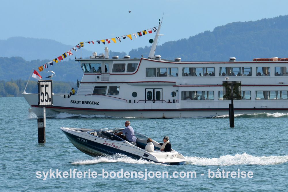 Båtreise på Bodensjøen - MS Stadt Bregenz