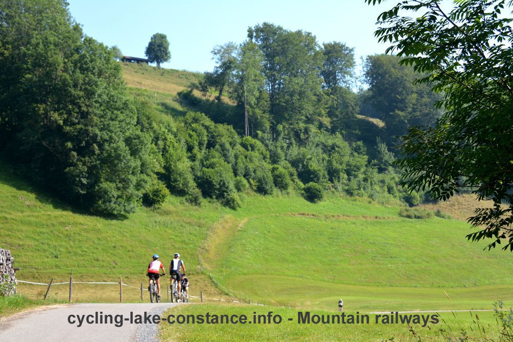 Cycling along Lake Constance - Lake Constance Mountain Railways