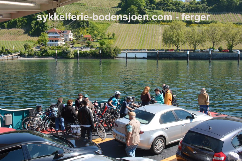 Ferger på Bodensjøen - Ferge Konstanz-Meersburg