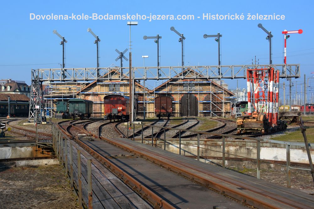 Historické železnice na Bodamském jezeře - Locorama Romanshorn