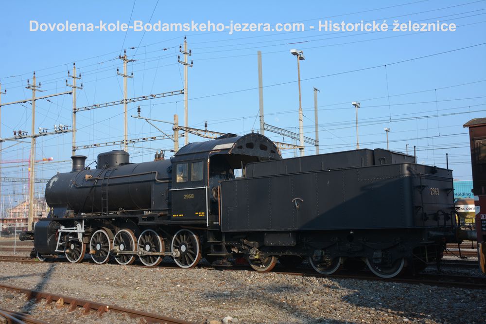 Historické železnice na Bodamském jezeře - Lok 2958