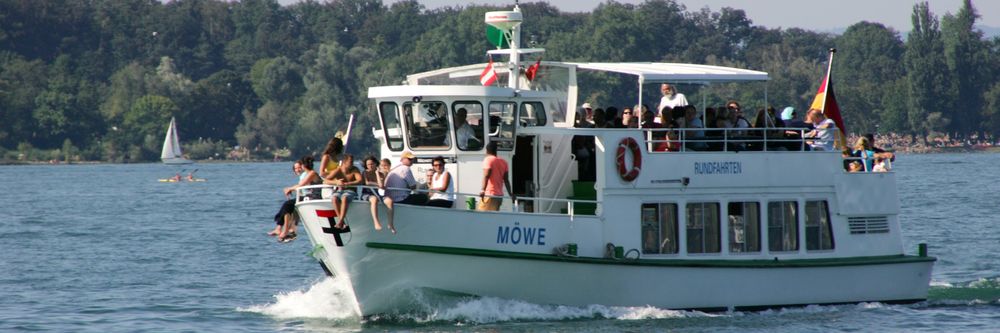 Plavba lodí na Bodamském jezeře - MS Möwe