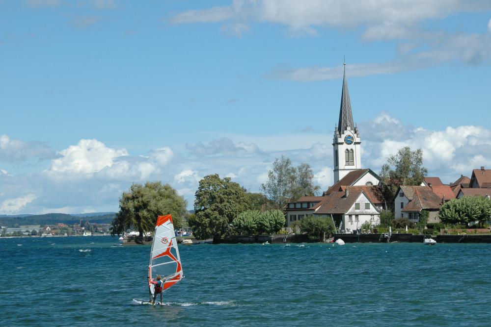 Radurlaub am Bodensee - Surfen auf dem Bodensee