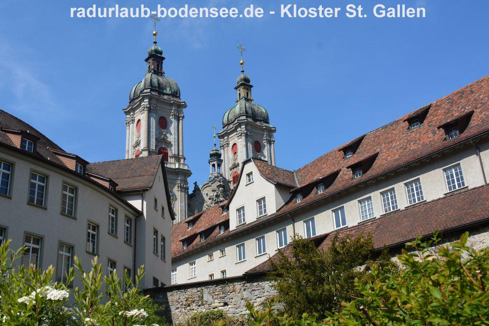 Radurlaub am Bodensee - Kloster Sankt Gallen