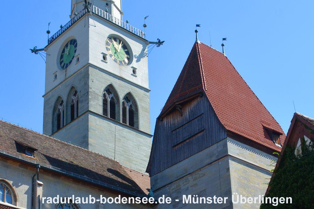 Fietsvakantie aan de Bodensee - De domkerk St. Nikolaus in Überlingen