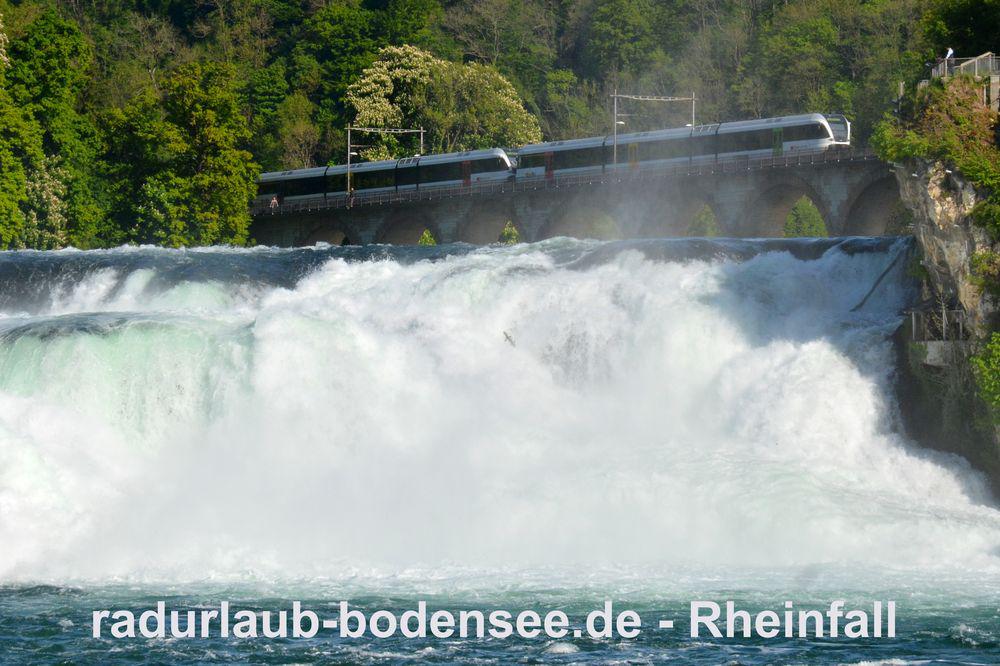 Rýnský vodopád u Schaffhausenu - Rheinfallbahn