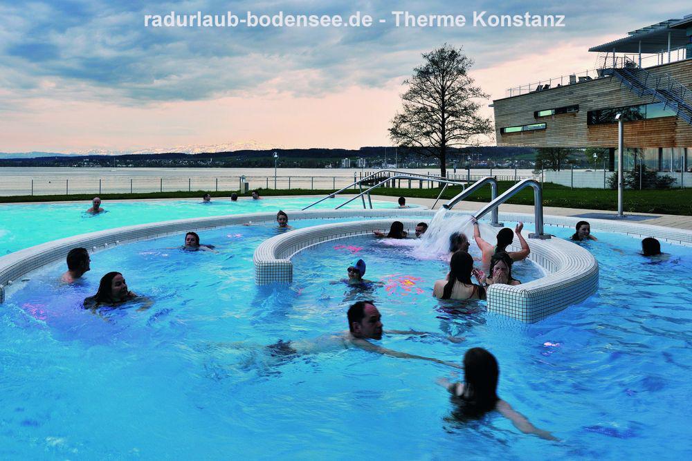 Cycling along Lake Constance - The Thermal Spa in Constance