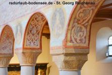 La iglesia de San Jorge en la isla de Reichenau